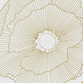 Плитка керамогранитная Art Deco White Spritz Natural 297,5x297,5x9,9 Aparici