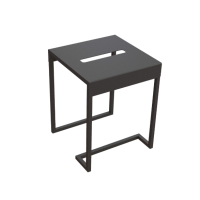 Металевий табурет - столик для ванної MOKKO 