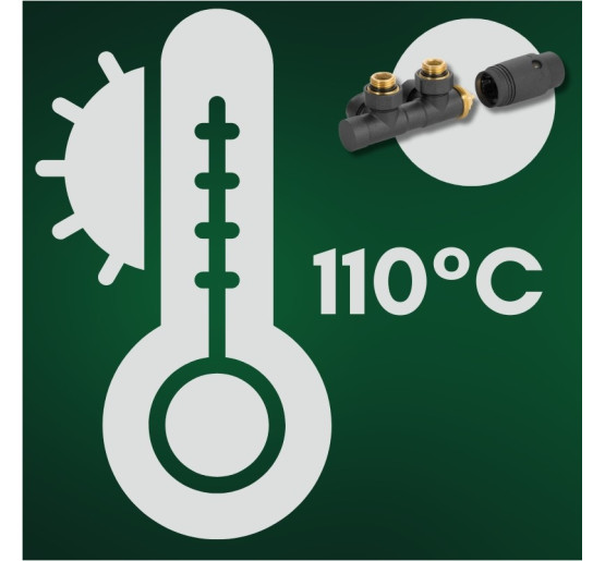 Дизайн крани радіаторні Invena, кутовий термостатичний комплект, сірий