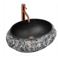 Умивальник STS Mika Gabro Black для стільниці