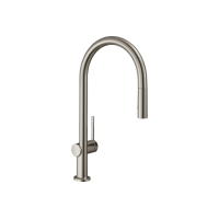 Змішувач Hansgrohe Talis 210 2jet кухонний з витяжним виливом Sbox (72801800) Stainless Steel