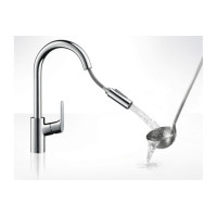 Змішувач Hansgrohe Focus 240 2jet для кухні з висувним виливом (31815000)