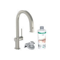 Змішувач Hansgrohe Aqittura M91 FilterSystem 210 1jet pull-out Sbox кухонний сет з Harmony (76800800) SSF