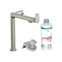 Смеситель Hansgrohe Aqittura M91 FilterSystem 240 1jet кухонный сет из Harmony (76802800) Stainless Steel Finish