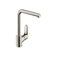 Змішувач Hansgrohe Focus 280 для кухні Stainless Steel Finish (31817800)