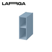 Шкафчик под столешницу открытый 20 голубой Cersanit