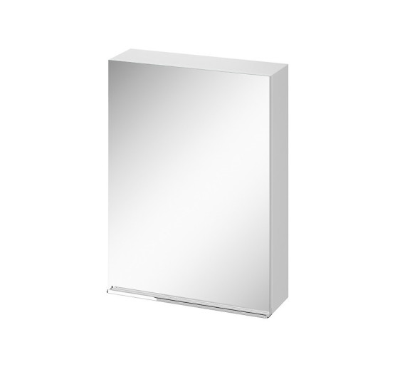 Шкафчик навесной зеркальный virgo 60 белый/хромированные ручки Cersanit