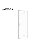 Двері душової кабіни larga 80х195 розпашні правосторонні, профіль хром Cersanit