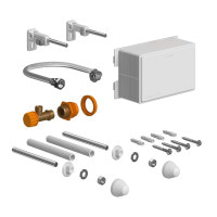 Коплект кріплення з короткими настінними важілями quick fix для інсталіції system aqua Cersanit