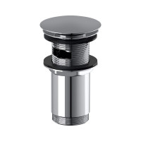 Донний клапан click-clack для умивальників універсальний, хром Cersanit