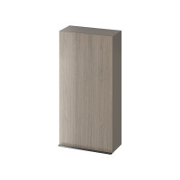 Шафка навісна virgo 40 сіра/чорна ручка Cersanit