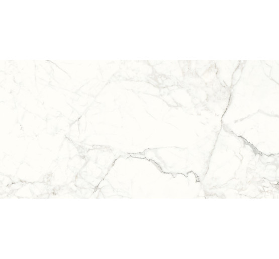 Плитка керамогранітна GPT1006 Calacatta Mild White RECT 598x1198x8 Cersanit