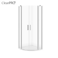 Душова кабіна moduo 80x80x195 напівкругла прозоре скло Cersanit
