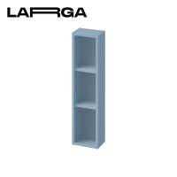 Шафка навісна відкрита larga 20 блакитна Cersanit