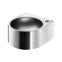 Умивальник підвісний антивандальний з нержавіючої сталі з отвором під змішувач Delabie FACIL 