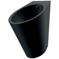 Антивандальний підвісний пісуар з нержавіючої сталі чорний матовий Delabie FINO 