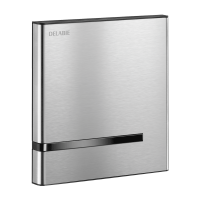 Клавіша змиву для пісуара Delabie TEMPOMATIC 4 матова нержавіюча сталь 