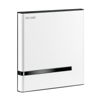 Клавіша змиву для пісуара Delabie TEMPOMATIC 4 біла нержавіюча сталь 