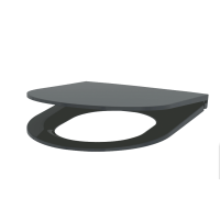 Сидіння Delabie slim сіре для унітазу WC S21