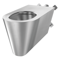 Підвісний унітаз для людей з обмеженими можливостями з нержавіючої сталі Delabie WC 700 S TC 