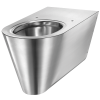 Підвісний унітаз для людей з обмеженими можливостями з нержавіючої сталі Delabie WC 700 S 