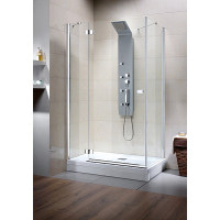 душова кабіна Radaway Fuenta New KDJ  80Lx80 ліва прозоре скло (384043-01-01L/384051-01-01)