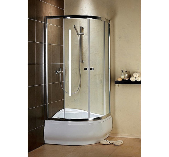 душова кабіна Radaway Premium A1700 90*90 коричневе скло 30401-01-08