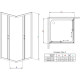 душова кабіна Radaway Premium Plus C1700 80x80 прозоре скло 30461-01-01N