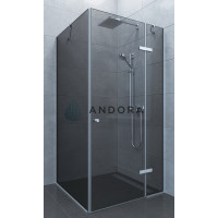 Душова кабіна Andora Aspen 100x100x200 скло grafite L/R