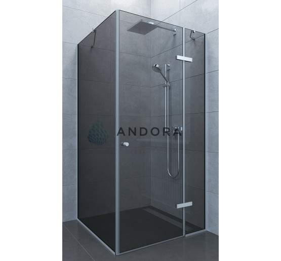 Душова кабіна Andora Aspen 100x90x200 скло grafite L/R