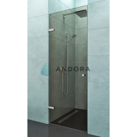 Душові двері Andora Door 70x200 скло bronze