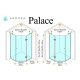 Душова кабіна Andora Palace 90x90x200 скло sateen L/R