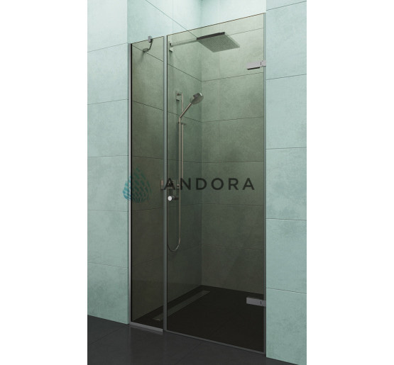 Душові двері Andora Relax 100x200 скло bronze