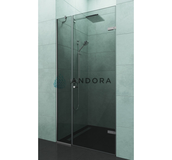 Душевые двери Andora Relax 100x200 стекло grafite 