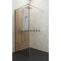 Душова кабіна Andora Summer Walk-in 100x200 скло bronze
