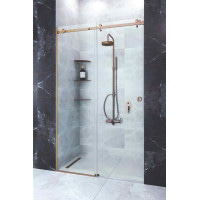 Душові двері Andora Pasific Bronze прозоре скло 120x200 