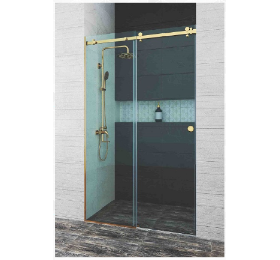 Душевые двери Andora Pasific Gold 150x200 стекло прозрачное
