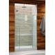 Душевые двери Andora Relief прозрачное стекло 140x200