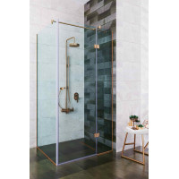Душова кабіна ANDORA Viva Bronze скло прозоре 90x90 
