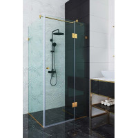 Душова кабіна ANDORA Viva Gold скло прозоре 90x90 