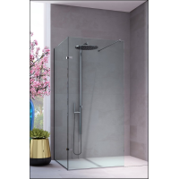 Душова кабіна ANDORA White Walk-in скло прозоре 140x100 