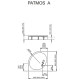 душовий піддон Radaway Patmos A 100x100 (4S11155-03)