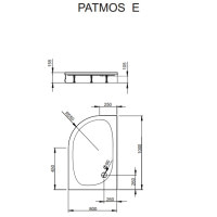 душовий піддон Radaway Patmos E 100x80 (4P81155-03R)
