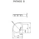 душевой поддон Radaway Patmos B 90x90 (4T99155-03)