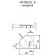 душовий піддон Radaway Patmos A Compact 80x80 (4S88155-05)