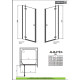 Душові двері Radaway Almatea DWJ 80R графітове скло (30902-01-05N)