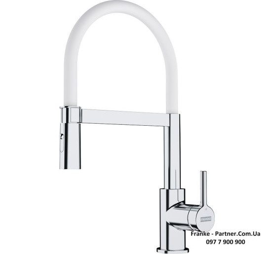 Смеситель кухонный Franke Lina | гибкий излив | функция душа черный матовый | 115.0725.838