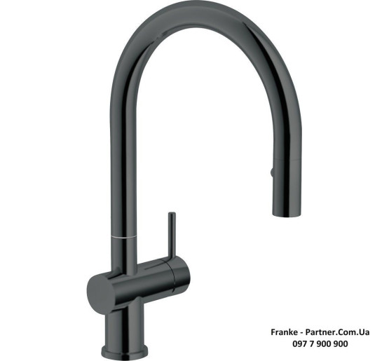 Смеситель кухонный Franke Active Neo Super Metallic | вытяжное излияние | функция душа никель | 115.0554.090