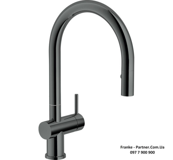 Смеситель кухонный Franke Active Neo Super Metallic | вытяжное излияние | функция душа никель | 115.0554.090