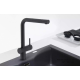 Кухонний змішувач Franke Active L | ламінарний потік | чорний матовий | 115.0653.371